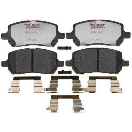 R/M Brakes BRAKE PADS OEM OE Replacement Hybrid Technology Includes Mounting Hardware EHT956H